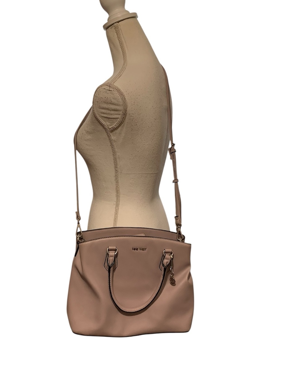 Nine West Lavender Convertible Crossbody Tote